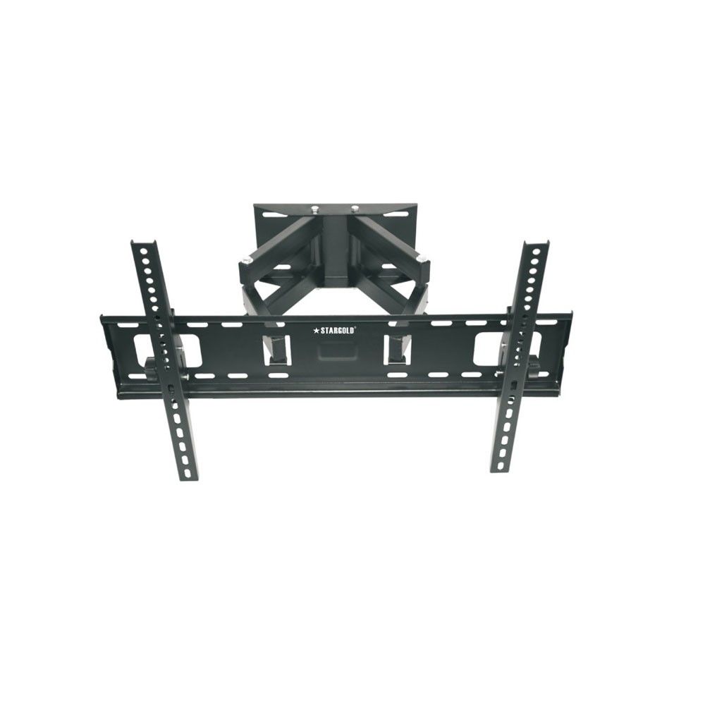 STARGOLD SG-823MTB Full Motion TV Wall Bracket Mount for 32 to 75 inch LED/LCD/OLED TVs – Heavy-Duty Adjustable Arm Holds up to 50 kg |