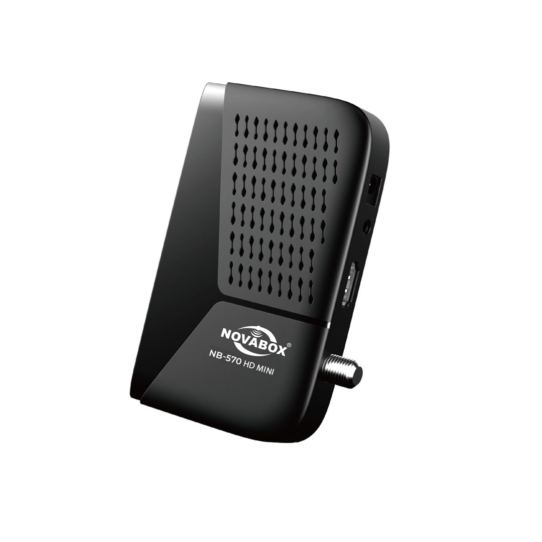 NOVABOX NB-570 HD Mini Satellite Receiver – FTA Free-To-Air Compact Full HD Digital Receiver
