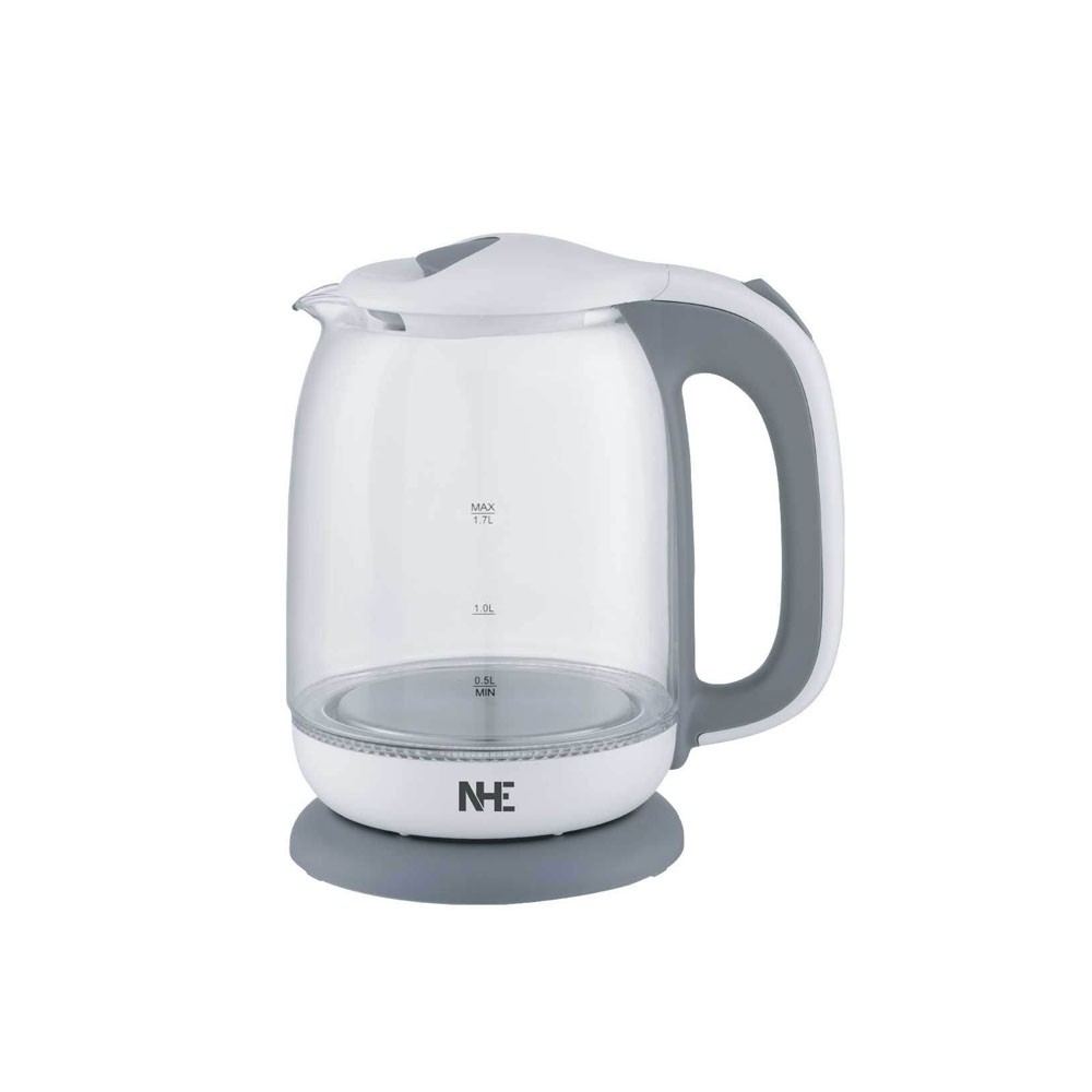 NHE Glass Kettle Boiler 1.7 L – Electric Kettle NHK 1719