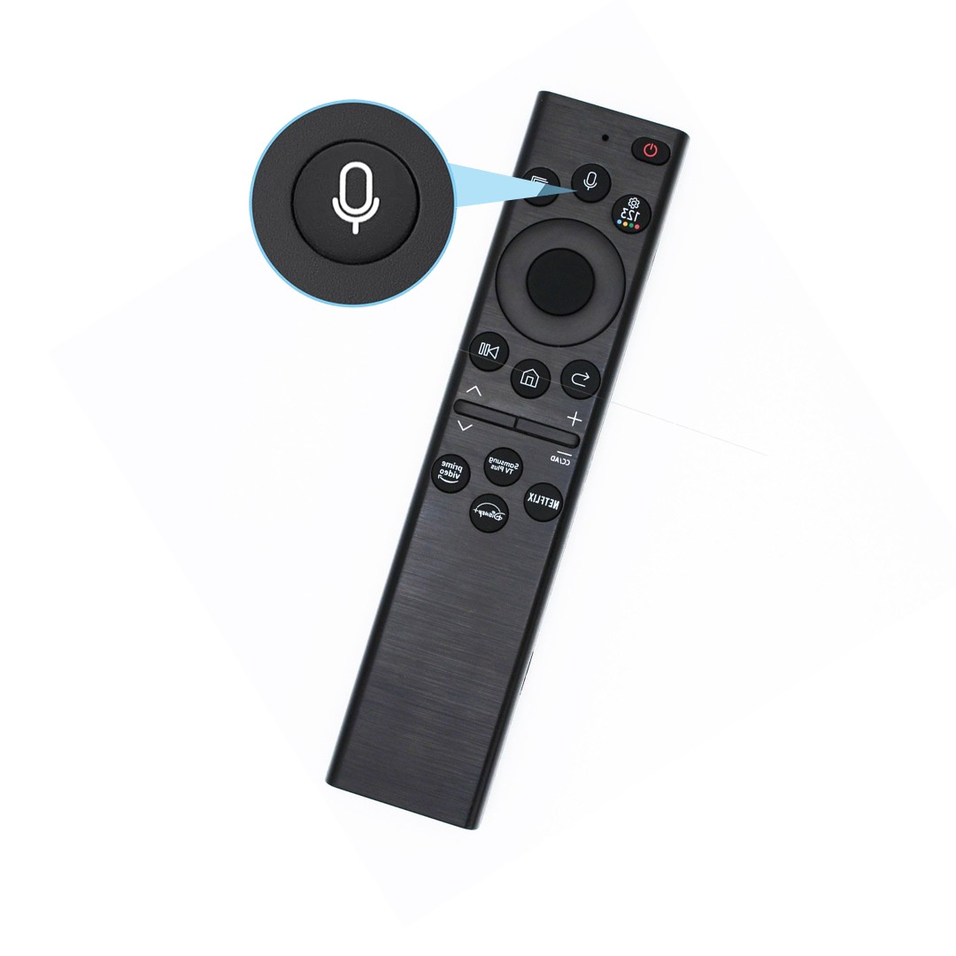 Samsung Compatible Smart TV Remote Flat With Voice – Replacement for Samsung Smart TV, LED & 4K UHD QLED