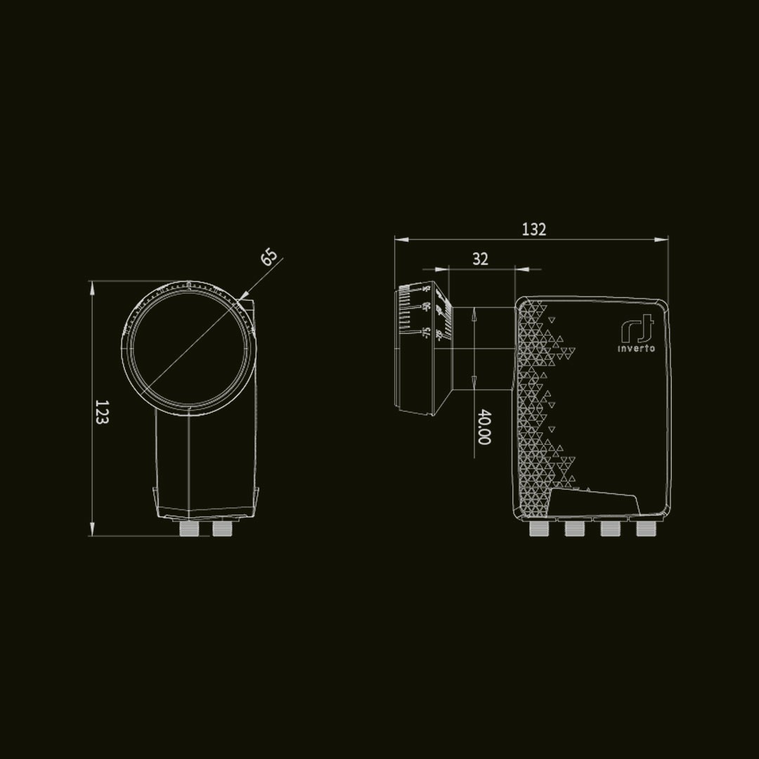 rt-Inverto PREMIUM Octo Universal LNB – 8 Outputs