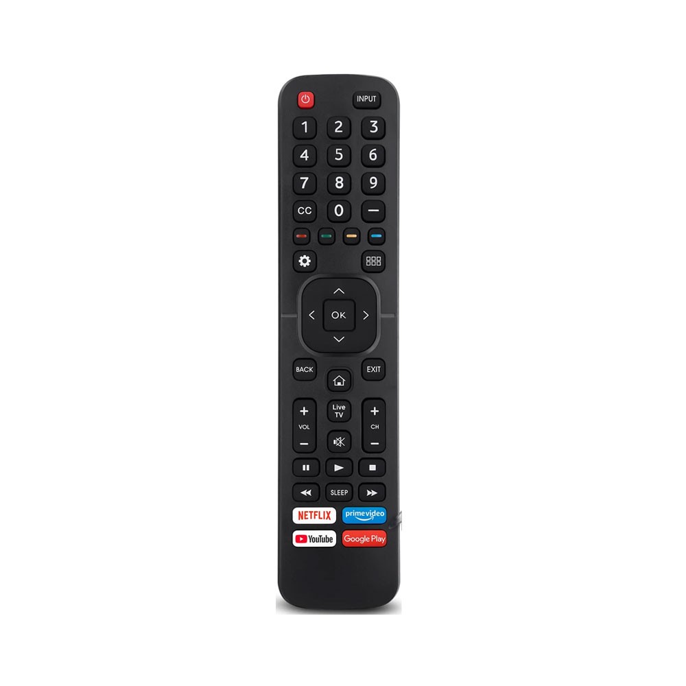 Hisense Compatible Smart TV Remote – Replacement for Hisense Smart, LCD & LED TVs