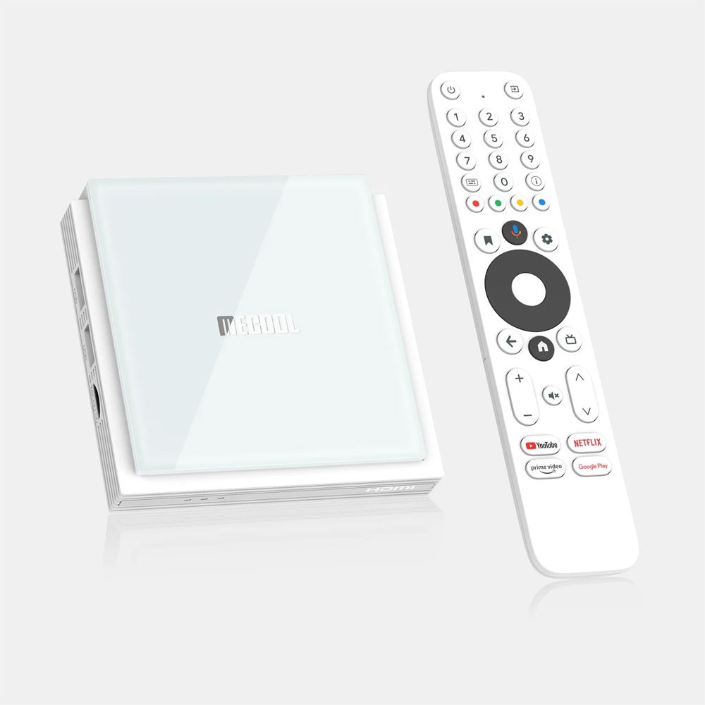 MECOOL KM2 PLUS Deluxe – Google Certified Android TV Box, 4GB RAM + 32GB